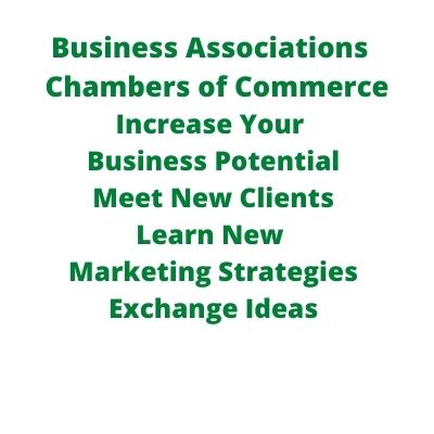 Business Associations
Chambers of Commerce